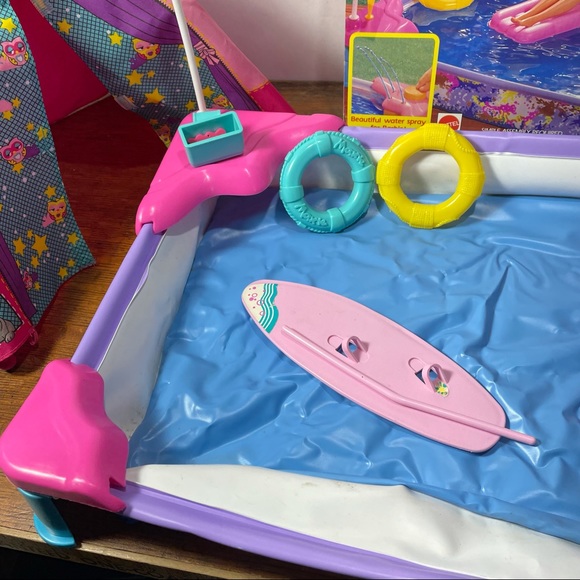 Vintage Barbie Spray & play pool & tent - Picture 8 of 9